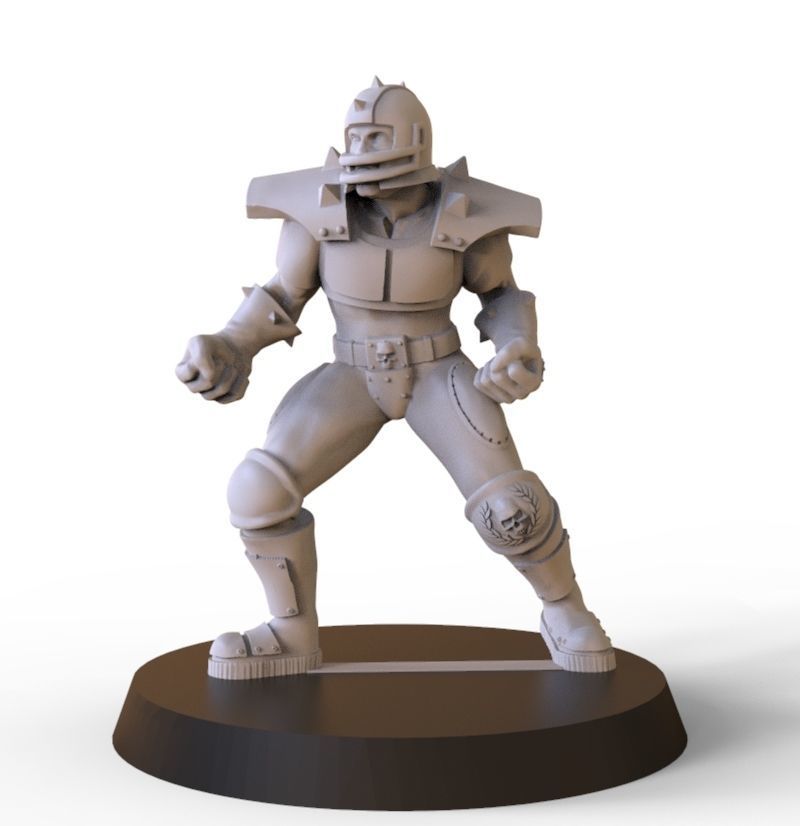 Human team 16 3D print model_15