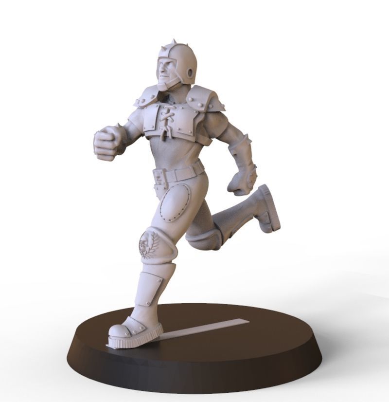 Human team 16 3D print model_6