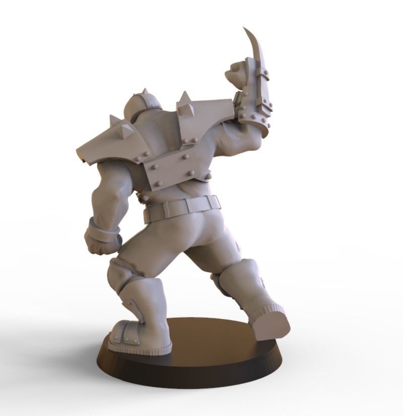 Human team 16 3D print model_12