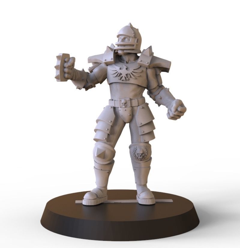 Human team 16 3D print model_9