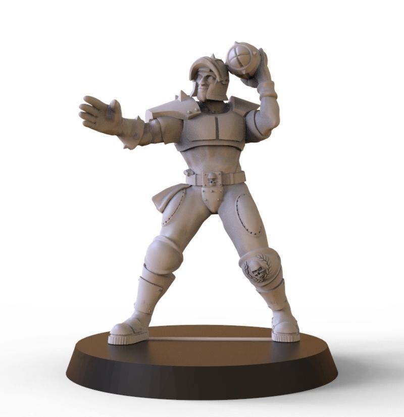 Human team 16 3D print model_3