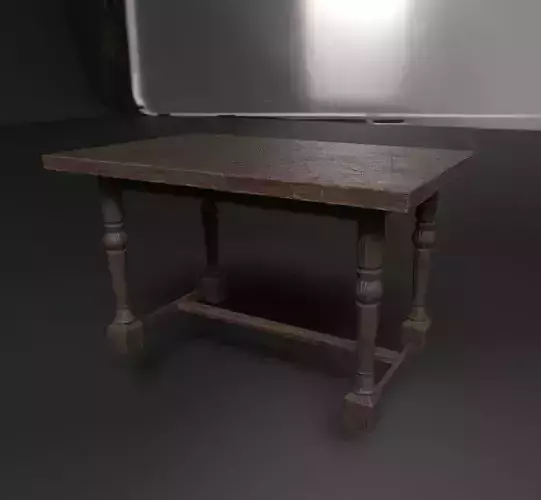Damaged Wooden Table