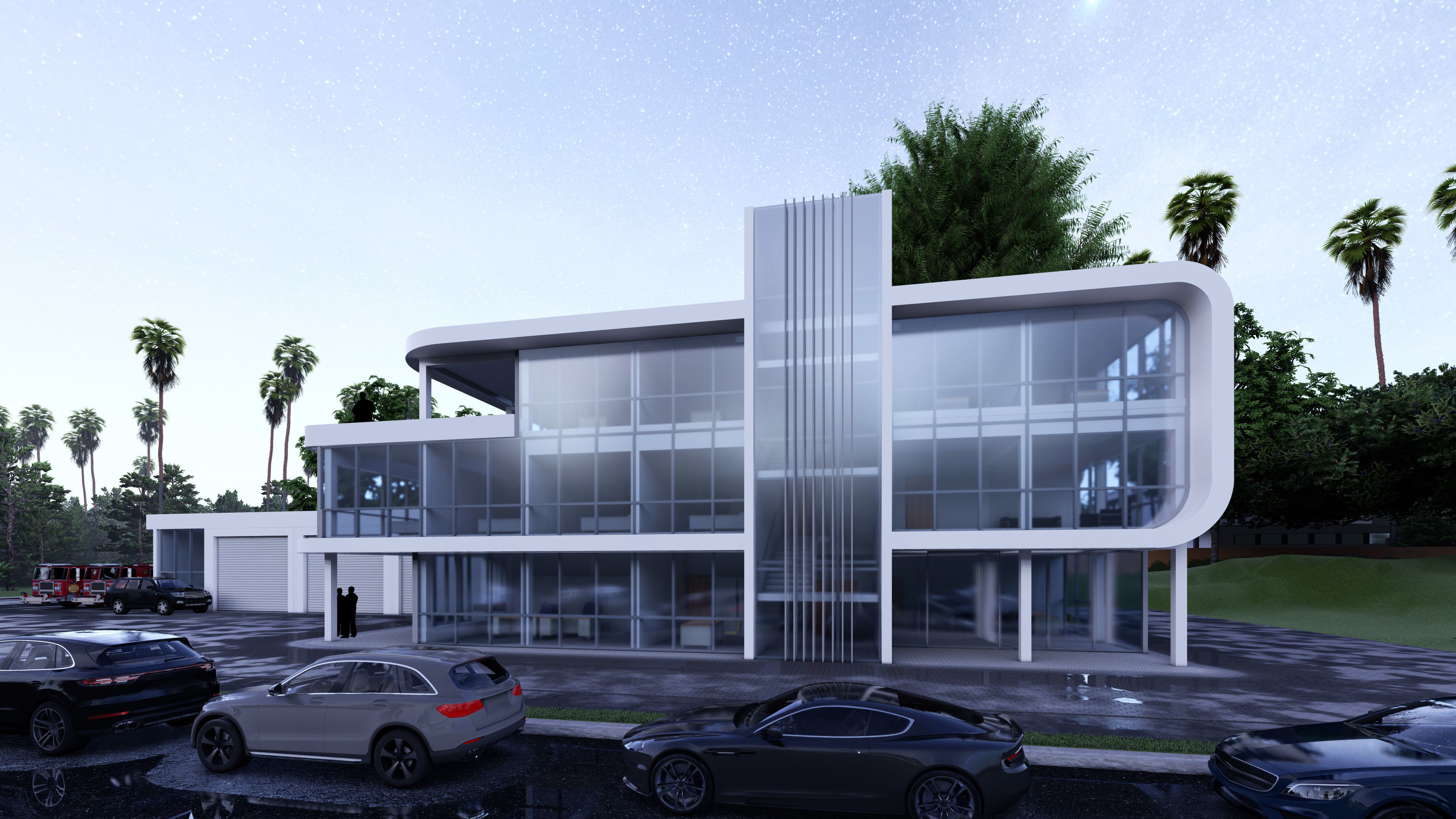 Fire Station - incl Architectural Plans 3D model_2