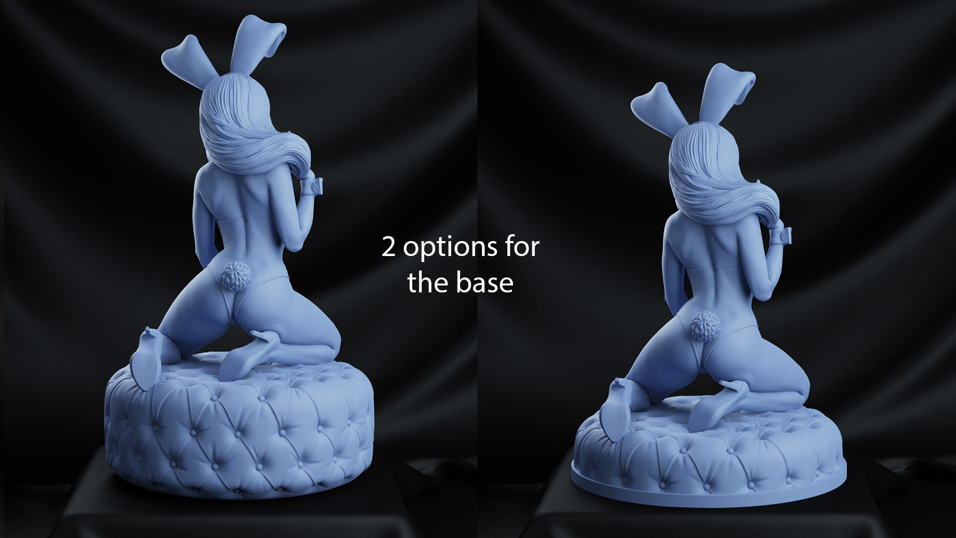 Bunny Supergirl - 3d printing 3D print model_9