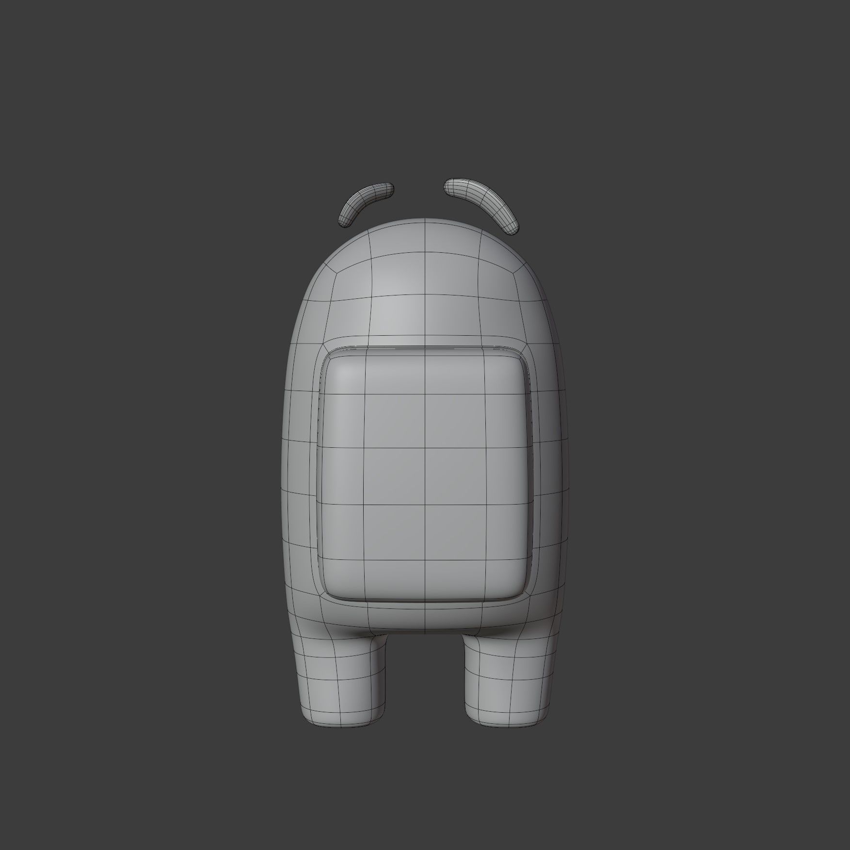 Among Us Eyebrows Character  3D model_13