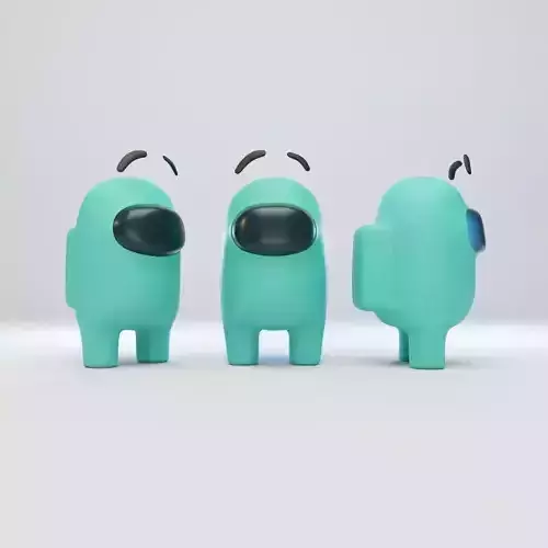 Among Us Eyebrows Character  3D model