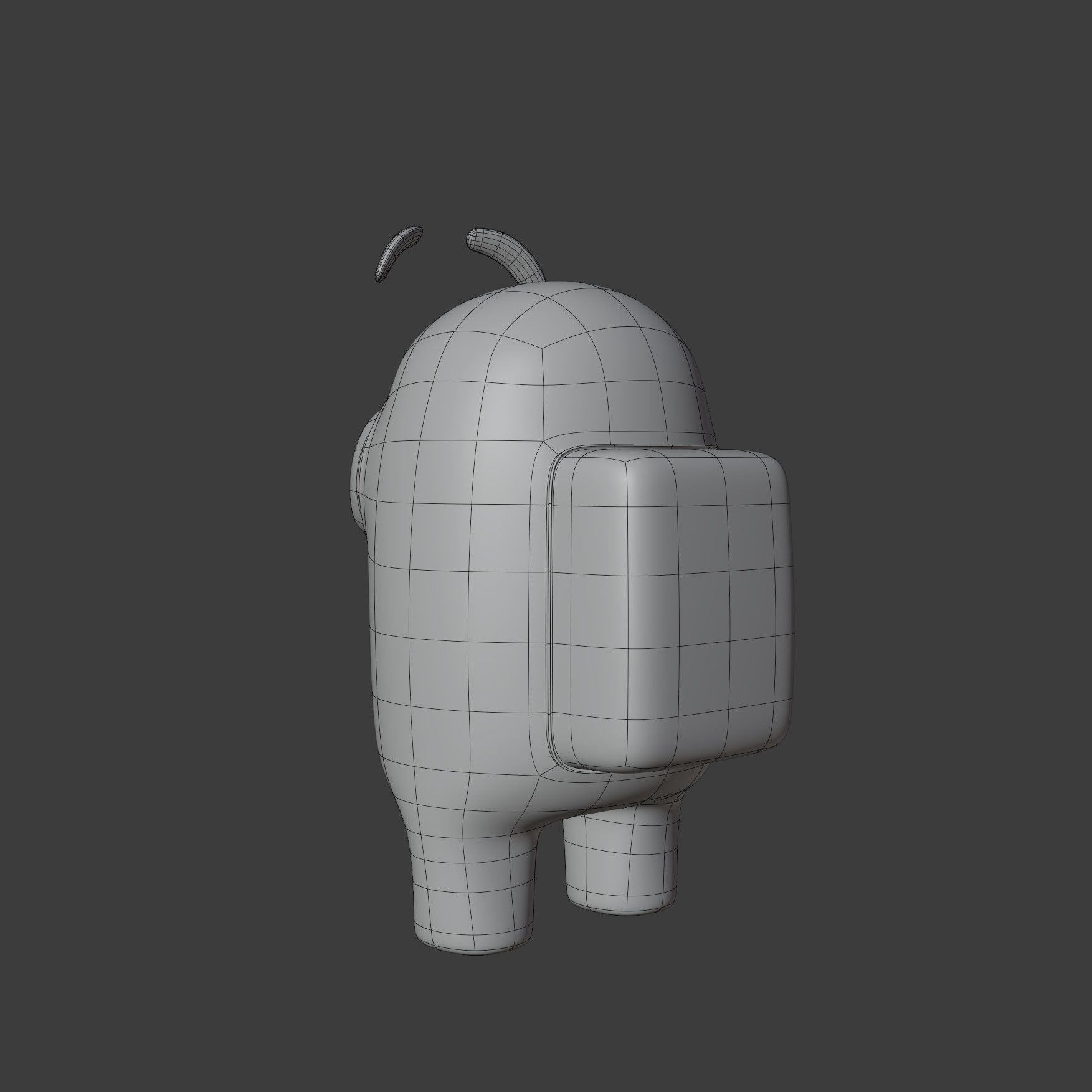 Among Us Eyebrows Character  3D model_12