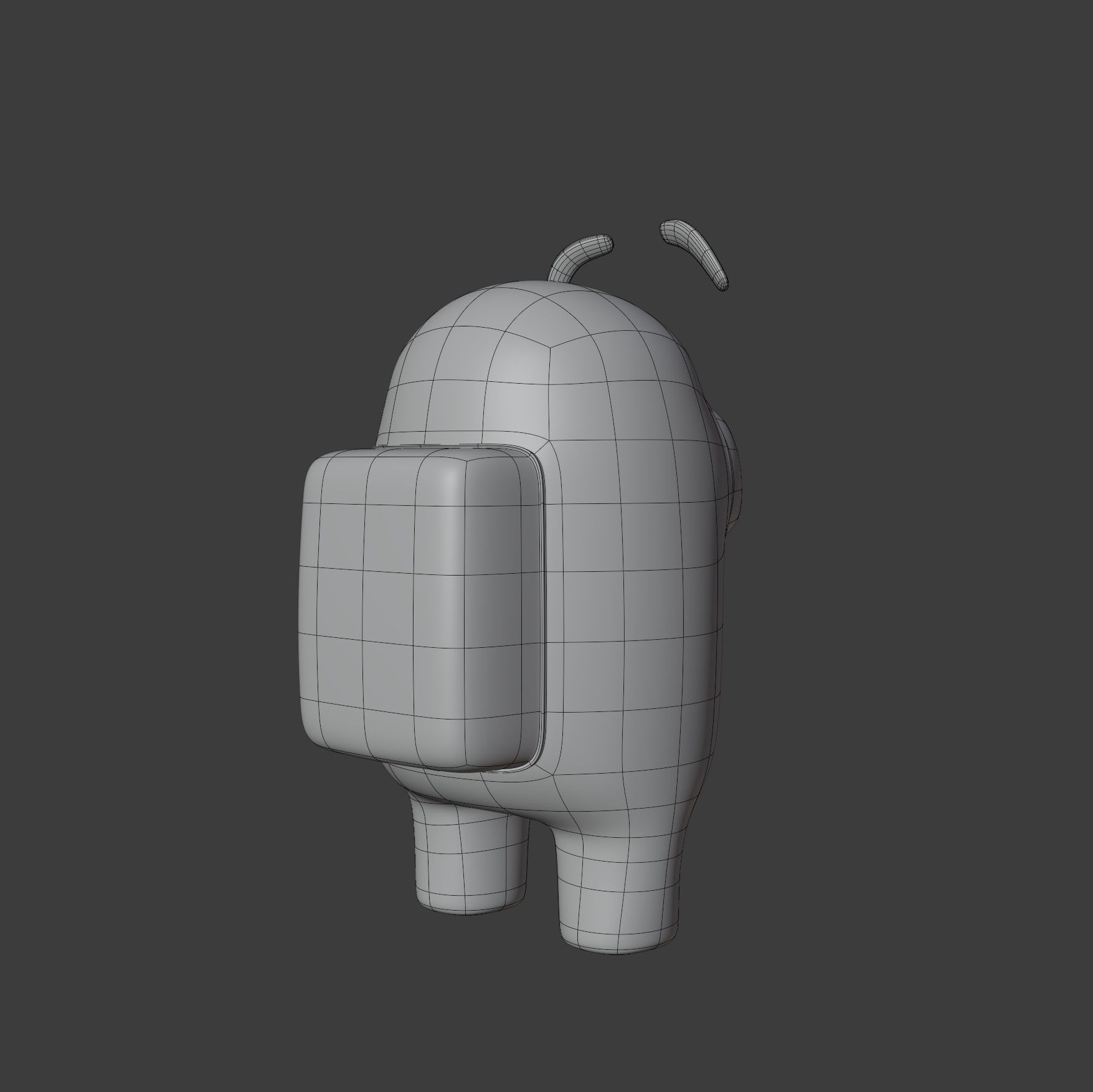 Among Us Eyebrows Character  3D model_14