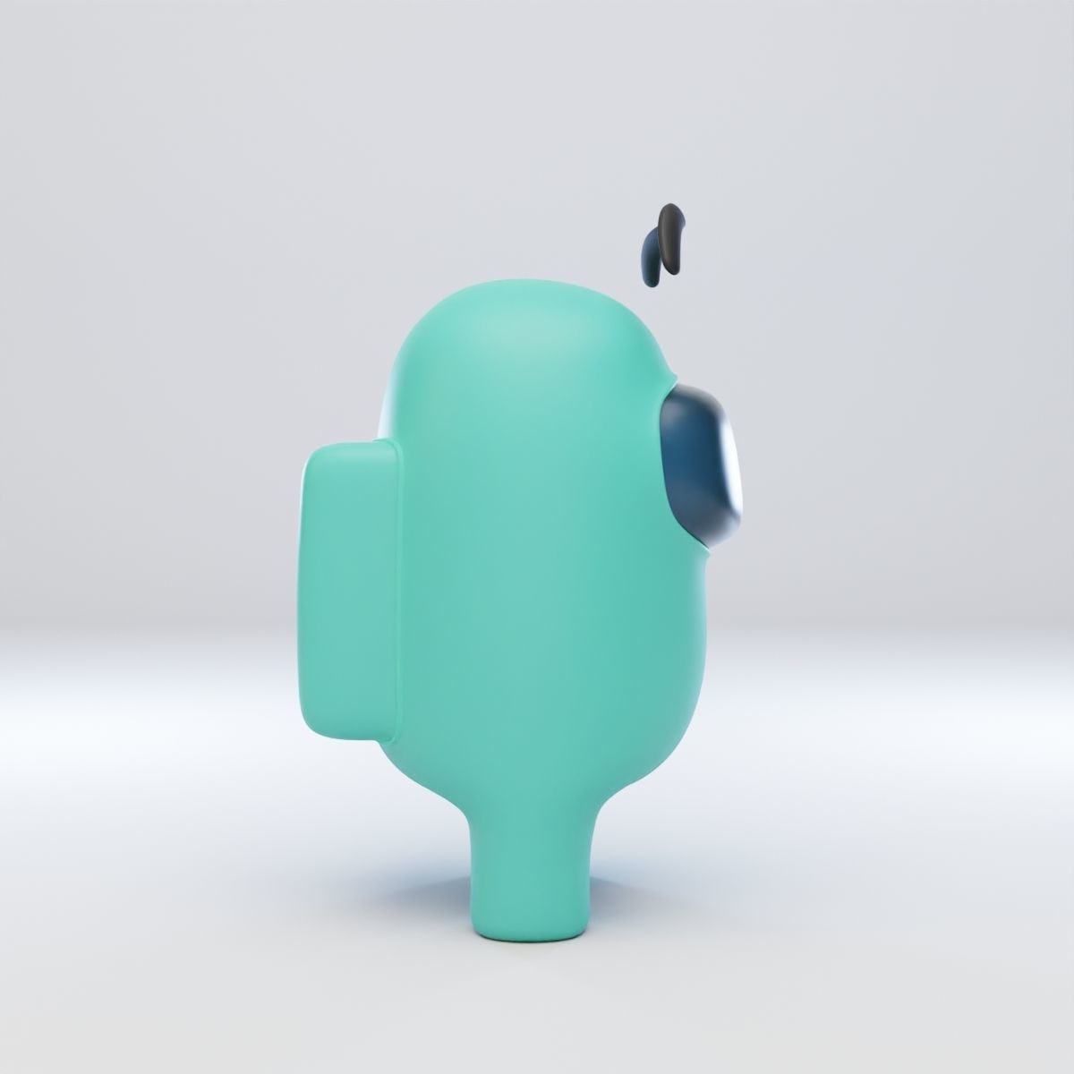 Among Us Eyebrows Character  3D model_7