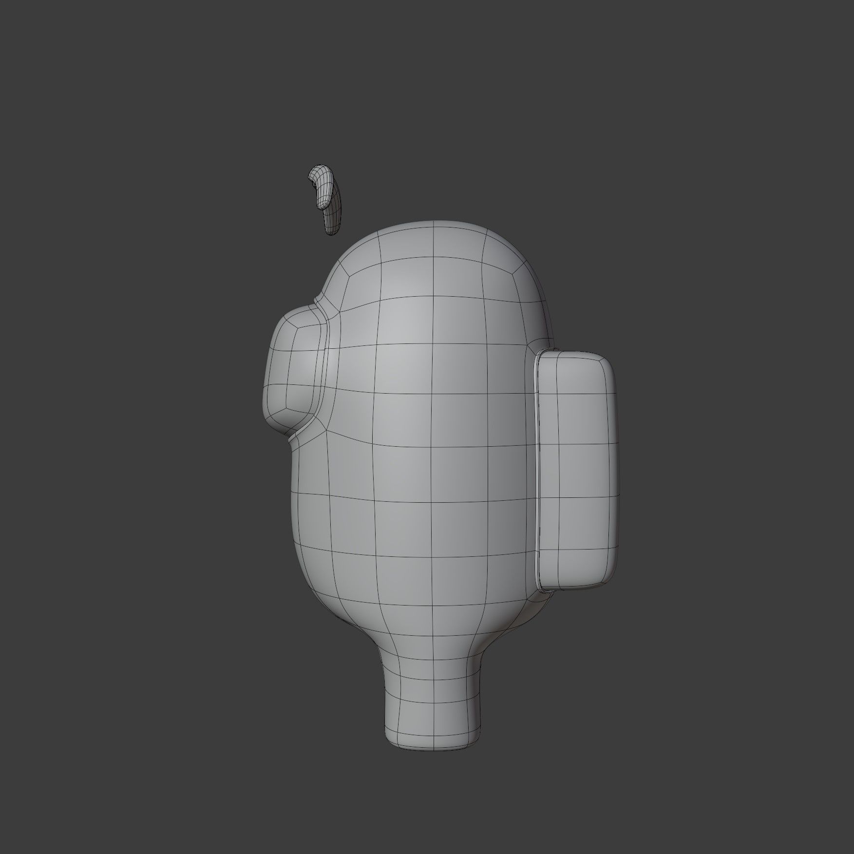 Among Us Eyebrows Character  3D model_11