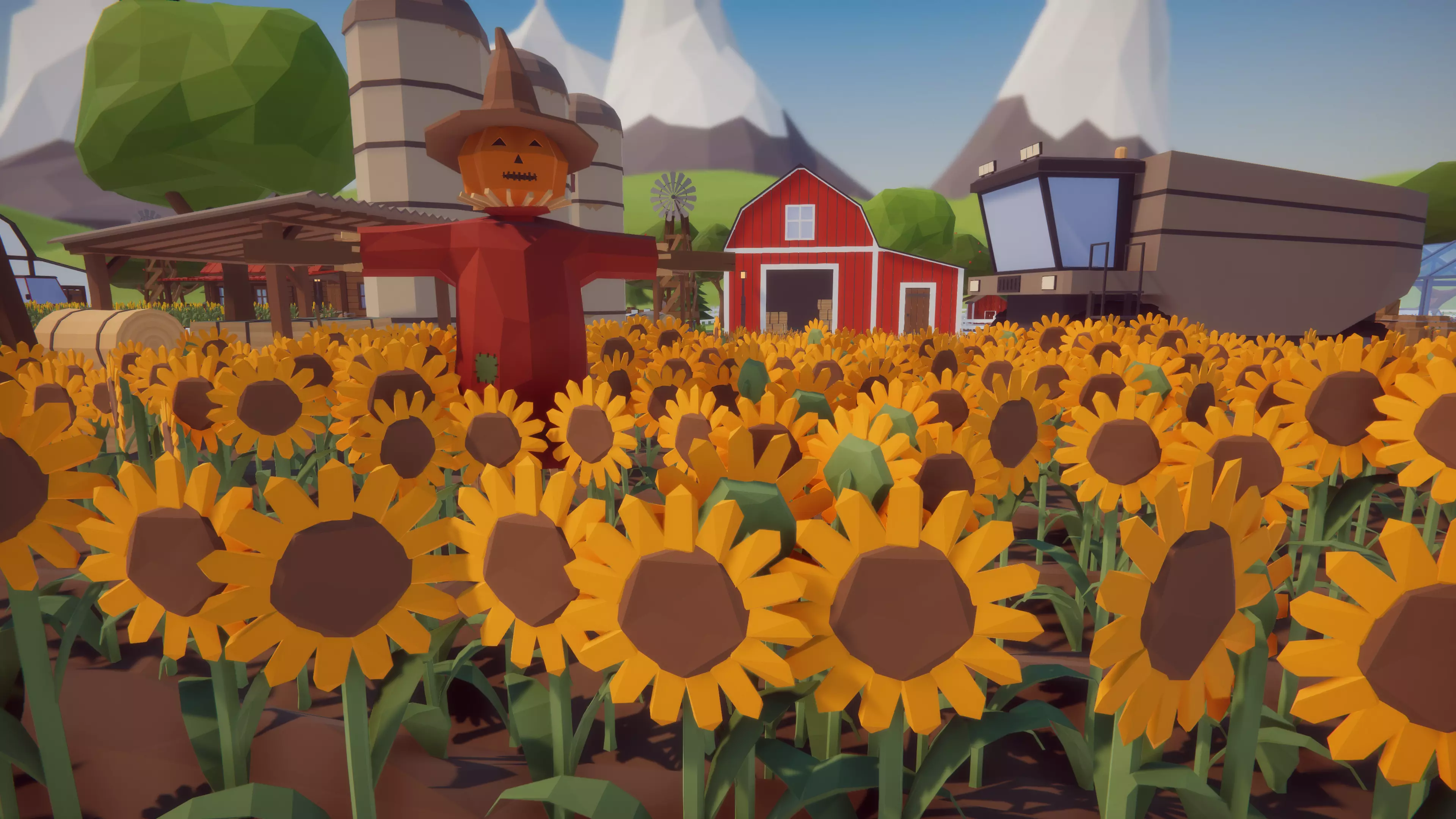 Low Poly Farm Pack Low-poly 3D model