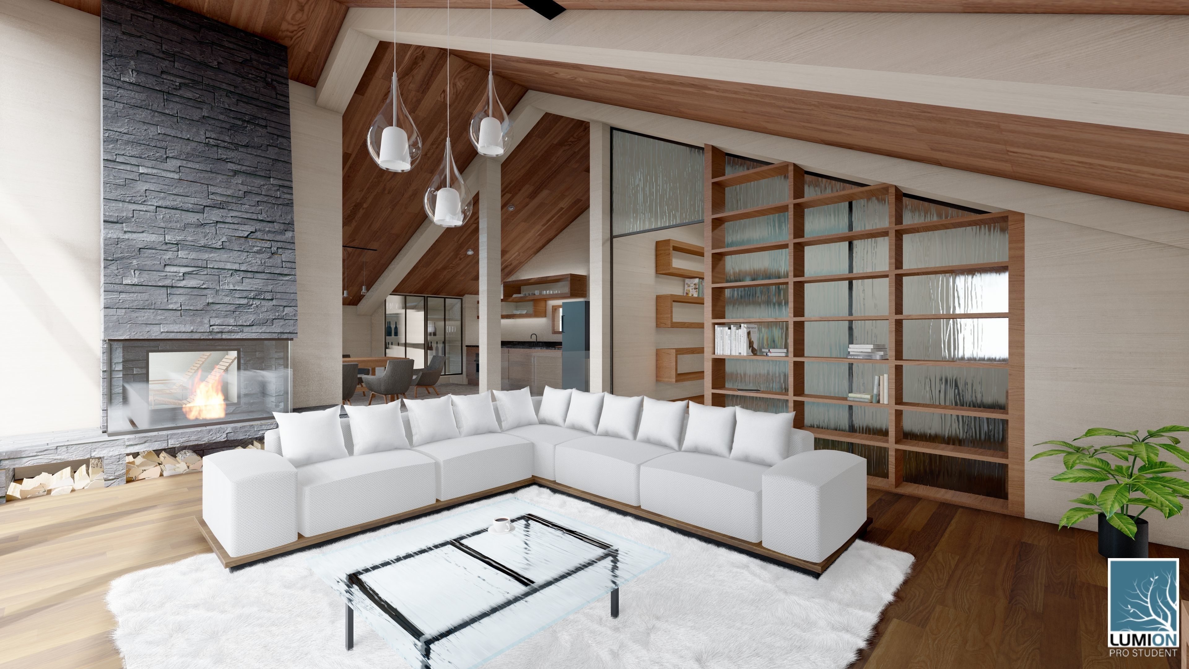 Mountain Villa Free 3D model_2