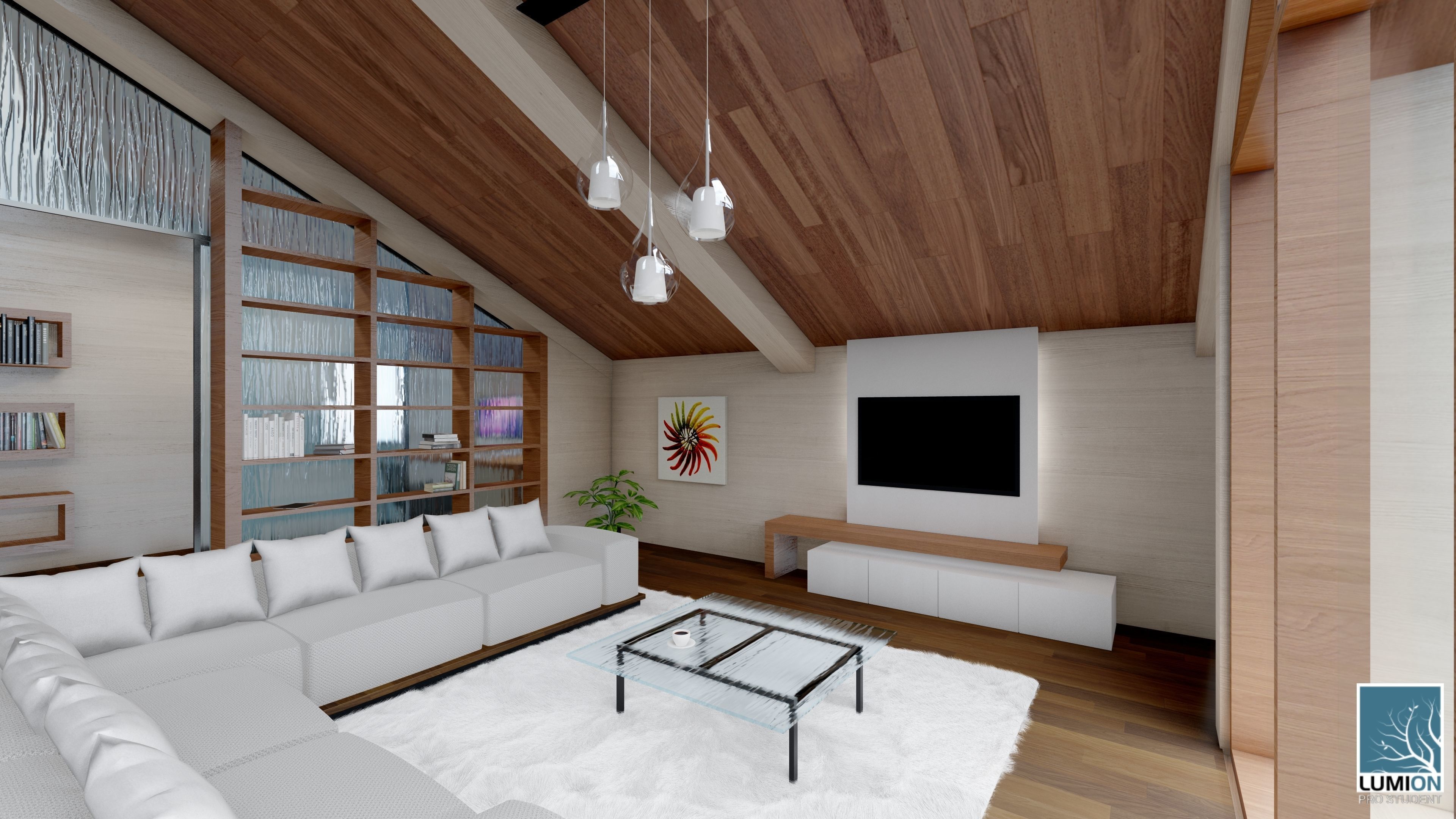 Mountain Villa Free 3D model_1