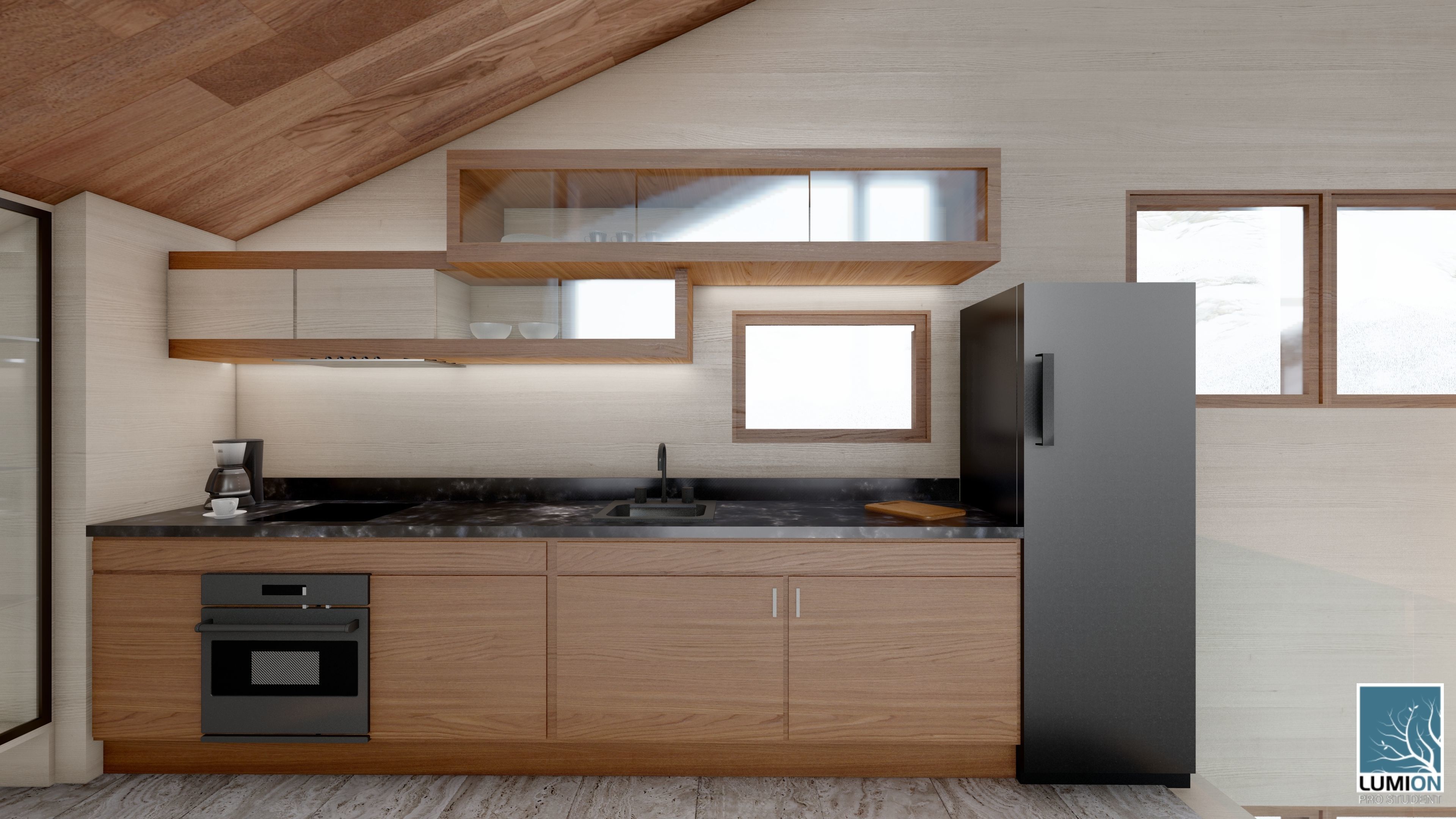 Mountain Villa Free 3D model_4