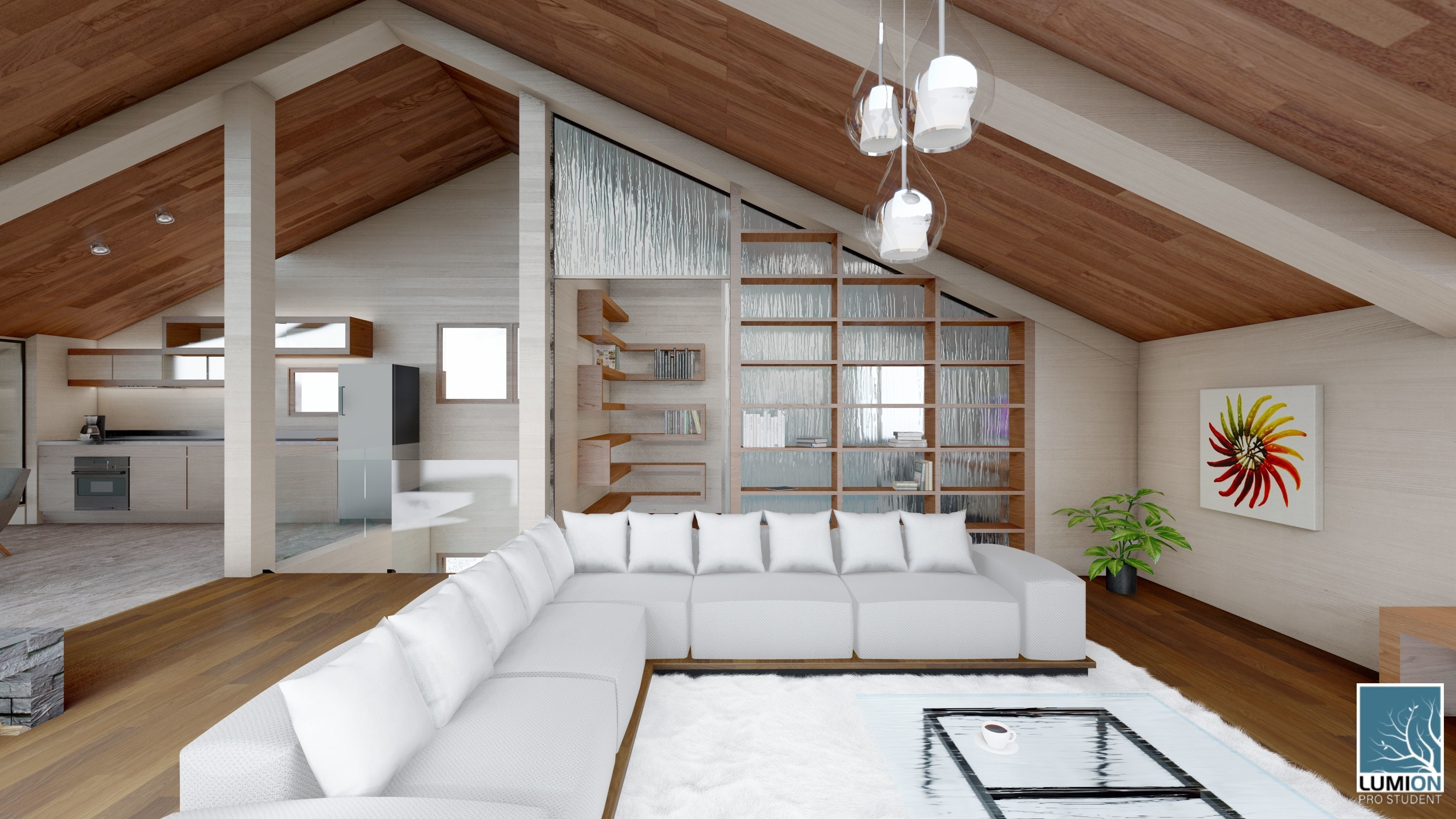 Mountain Villa Free 3D model_3