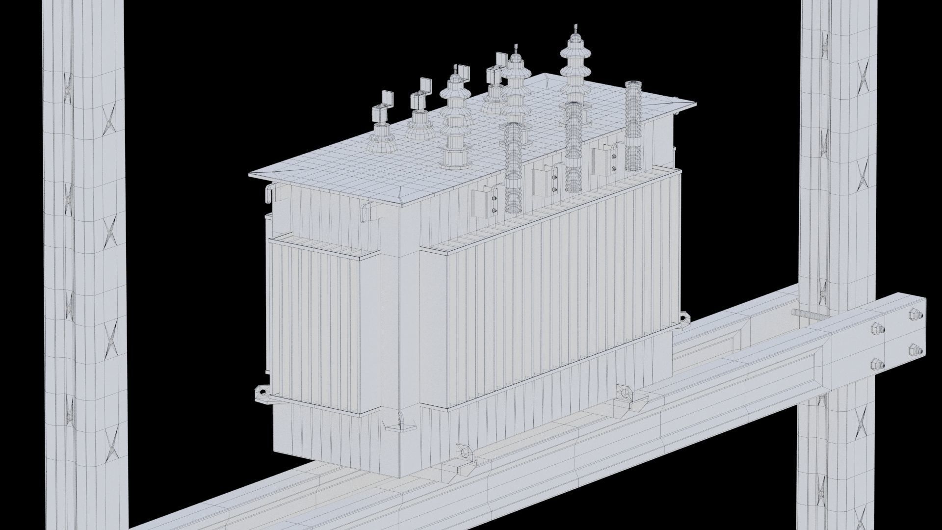Electric pole 3D model_21