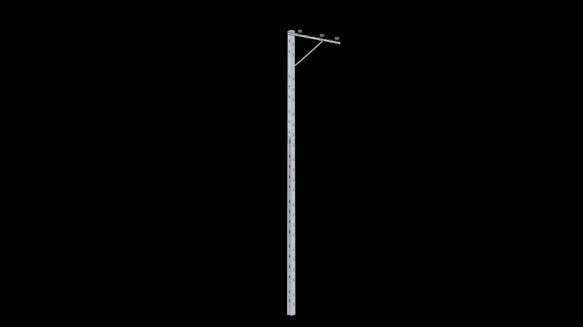 Electric pole 3D model_17