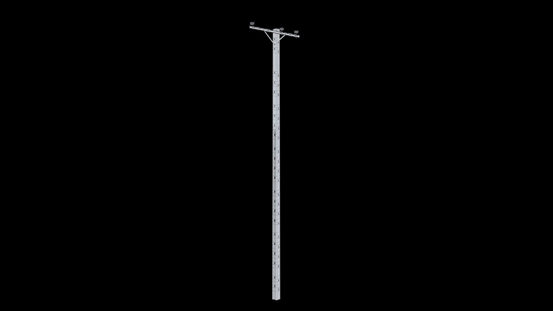 Electric pole 3D model_18