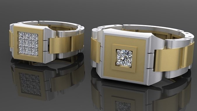 Couple Rings is bracelet 3D print model