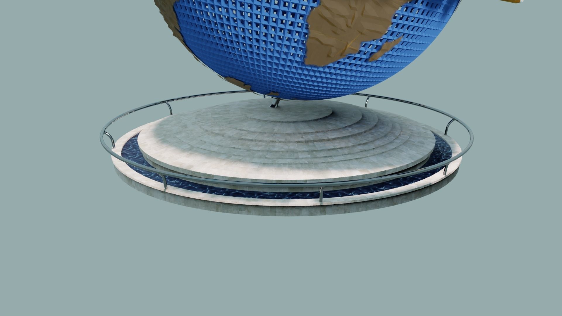 Universal Studios Globe 3D model_1