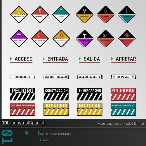 DDL Industrial Spanish Texture