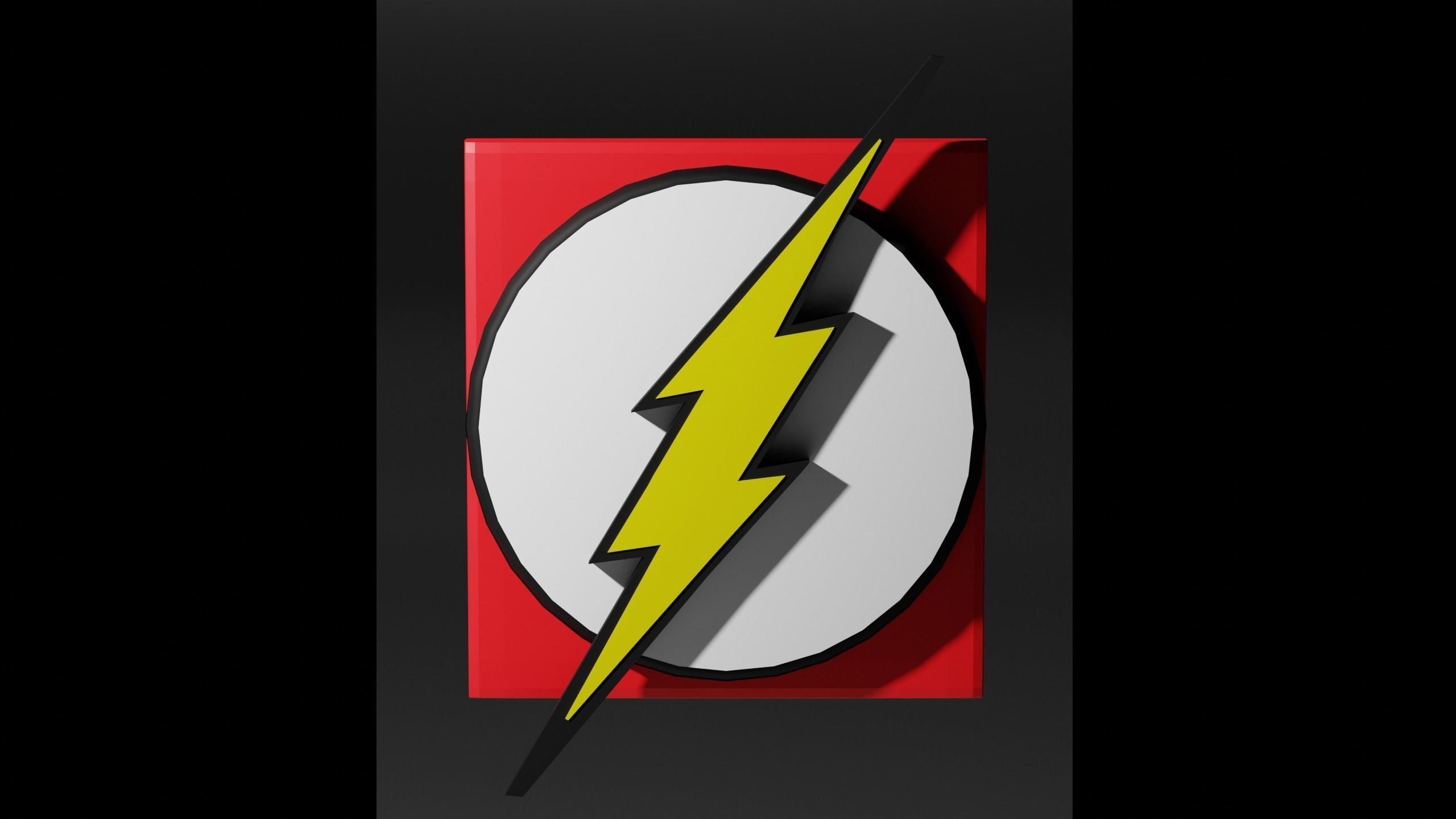 Flash Symbols Pack Low-poly 3D model_4