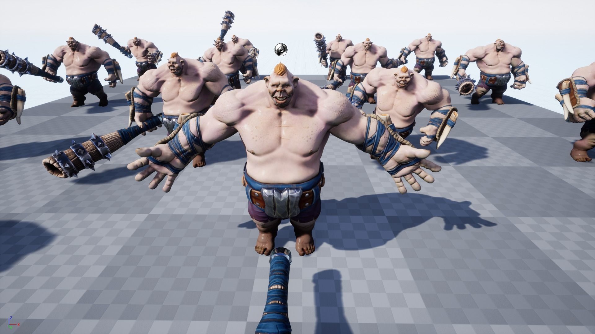 character Foolish Tomkin Low-poly 3D model_13