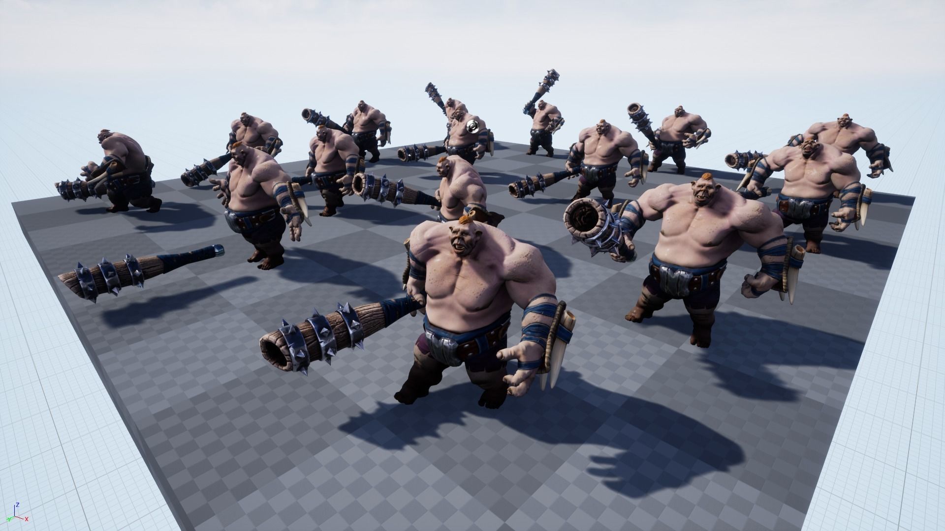 character Foolish Tomkin Low-poly 3D model_14