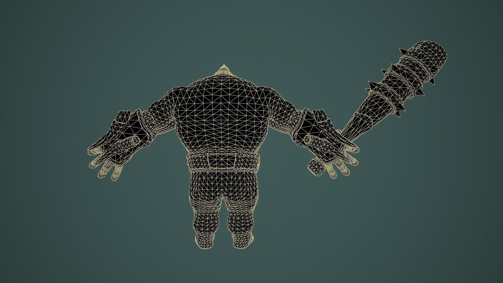 character Foolish Tomkin Low-poly 3D model_12