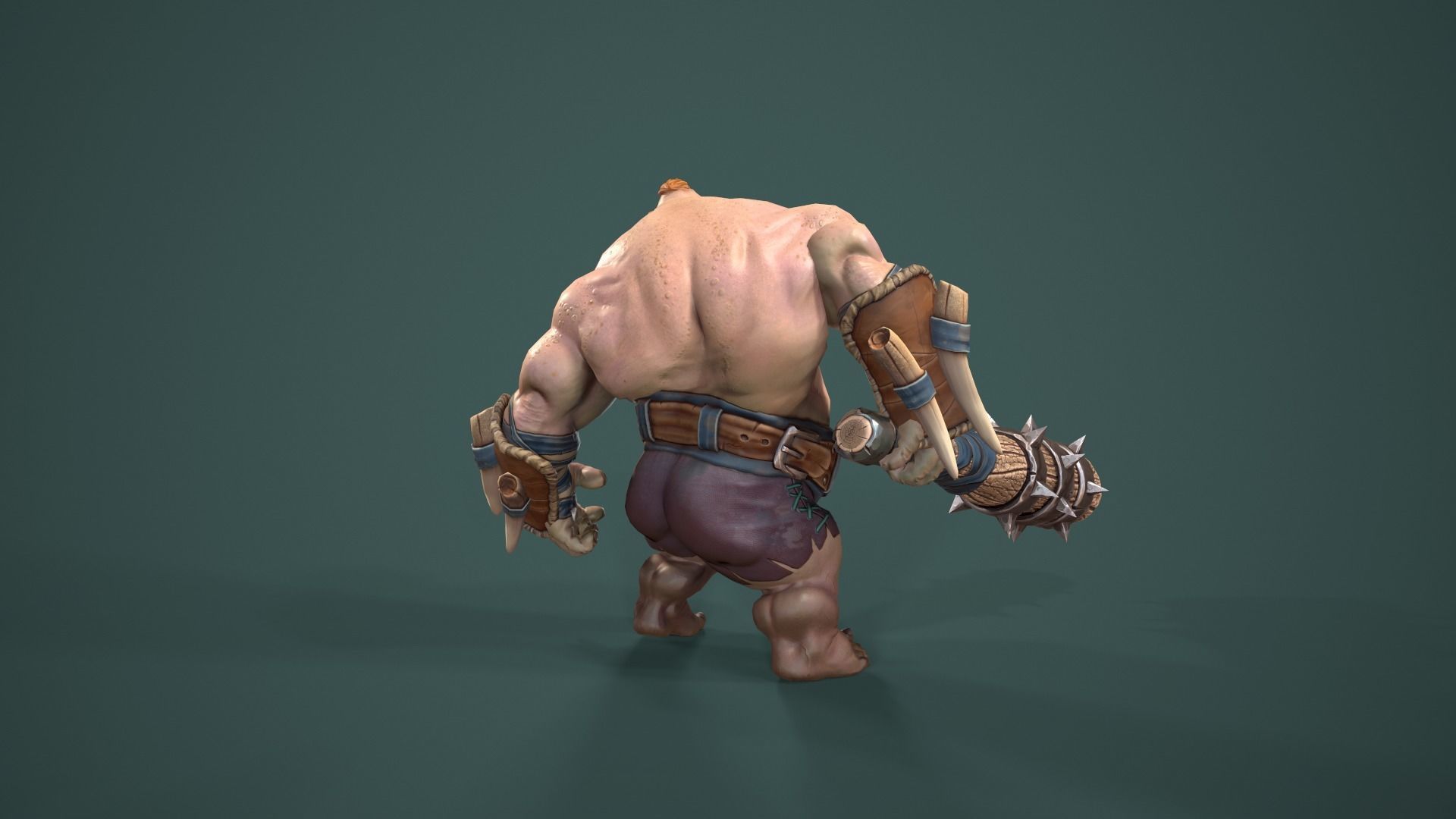character Foolish Tomkin Low-poly 3D model_3