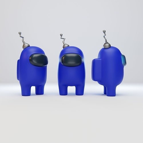 Among Us Antenna Character  3D model