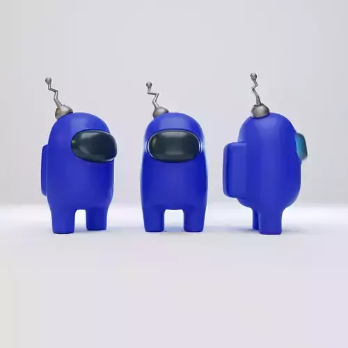 Among Us Antenna Character  3D model