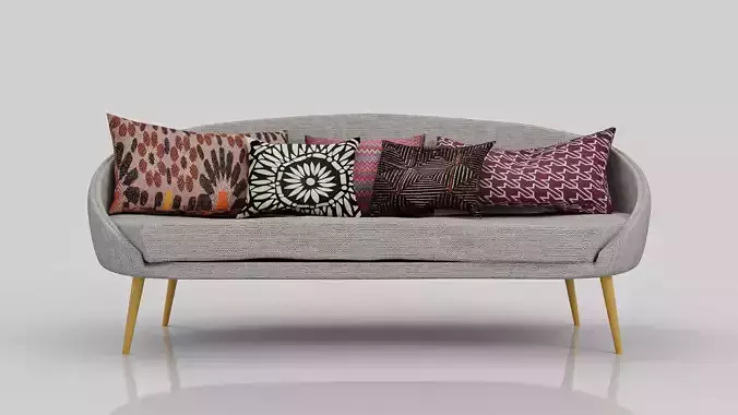 Sofa Willy Grey Fabric