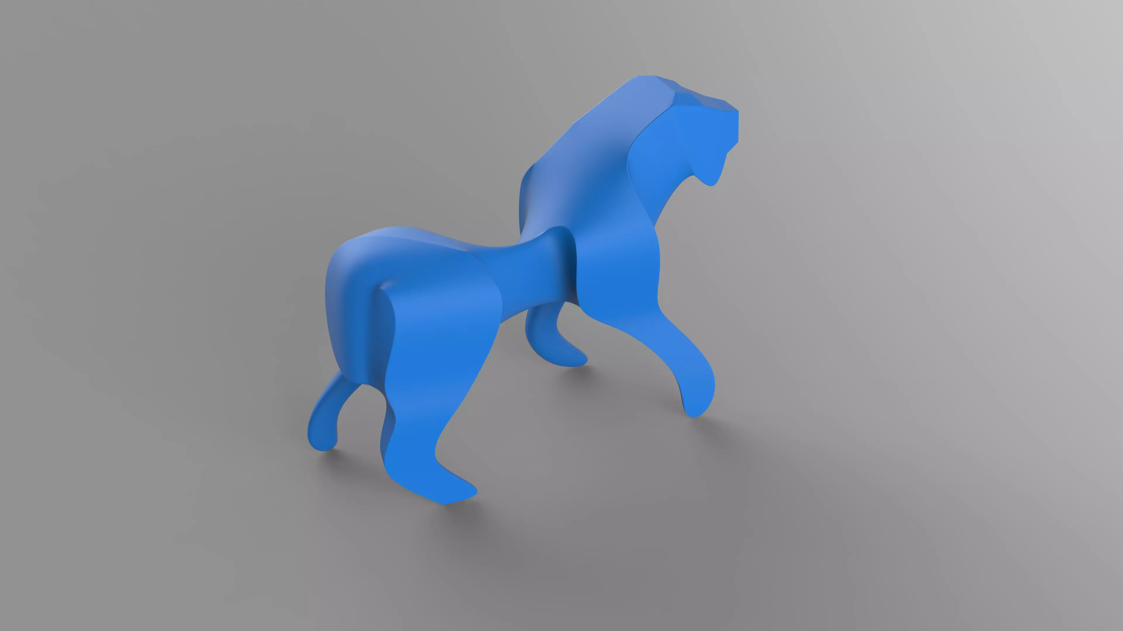 Sharp Lion Sculpture 3D print model