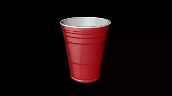 Red Plastic Party Cup