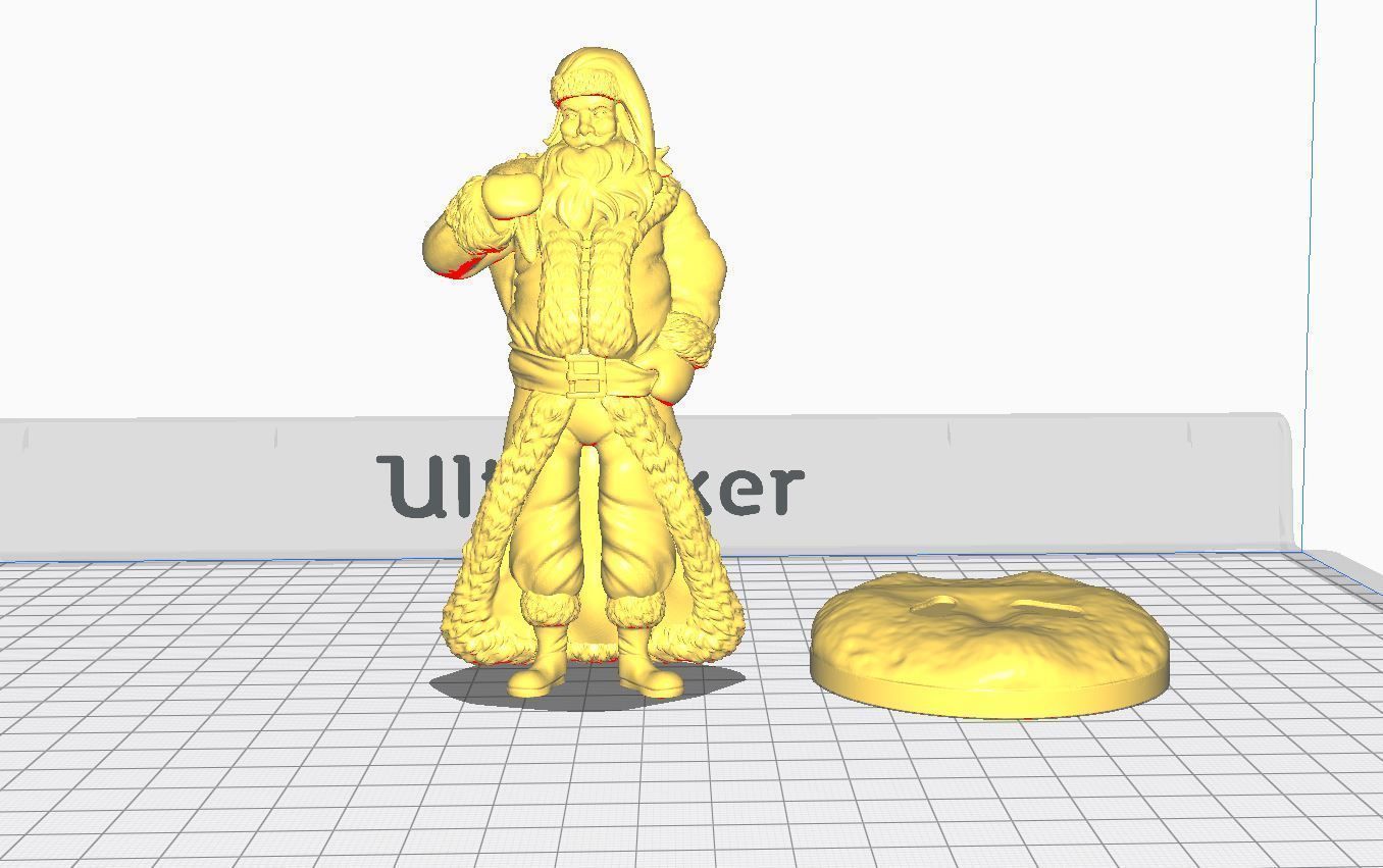 Stylized Santa Claus 3D print model_5