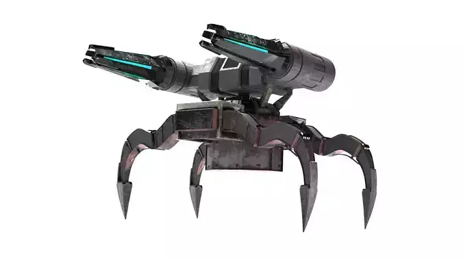 4 legs robot 3D model