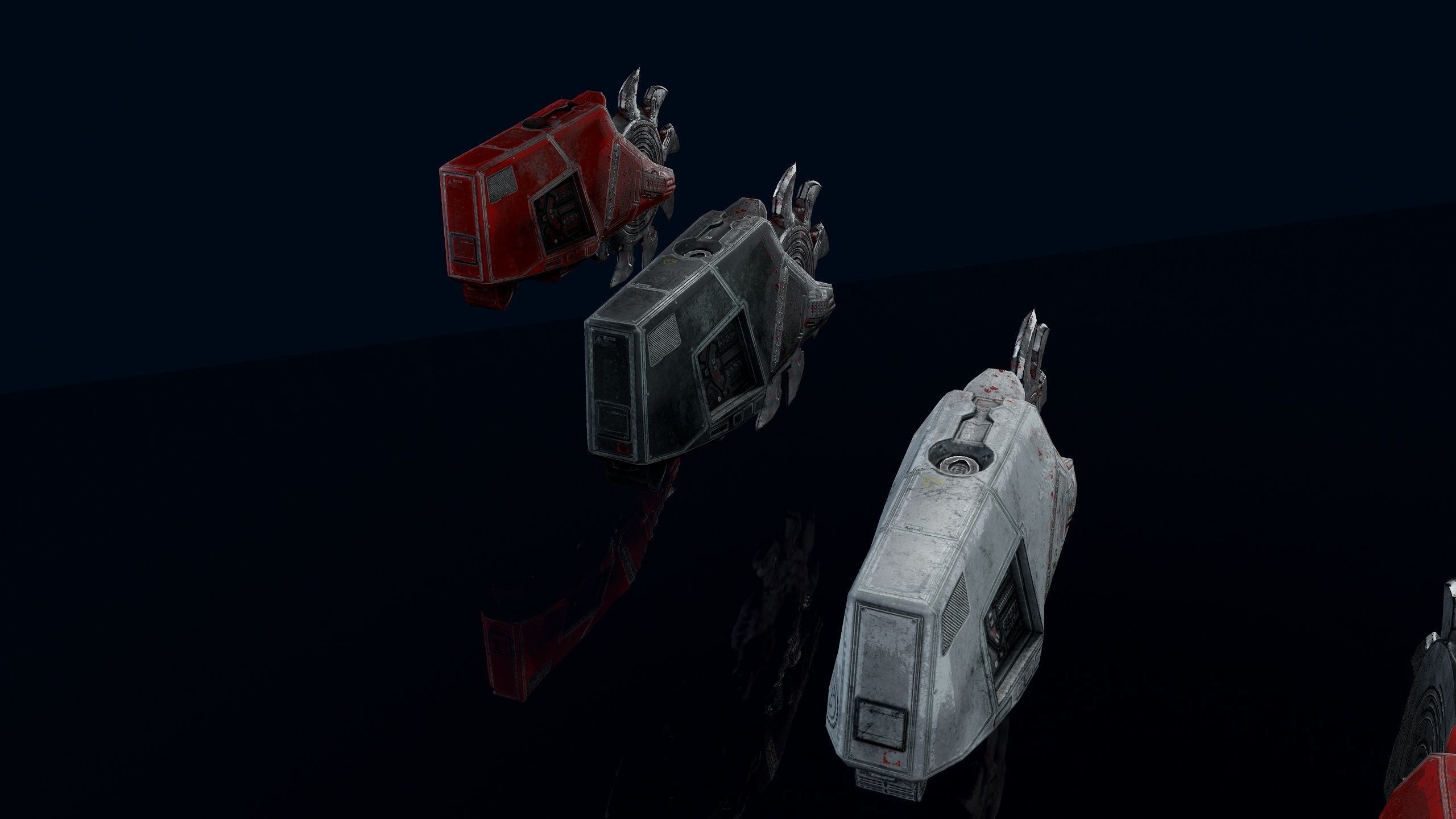 Sci-Fi Saw Low-poly 3D model_10