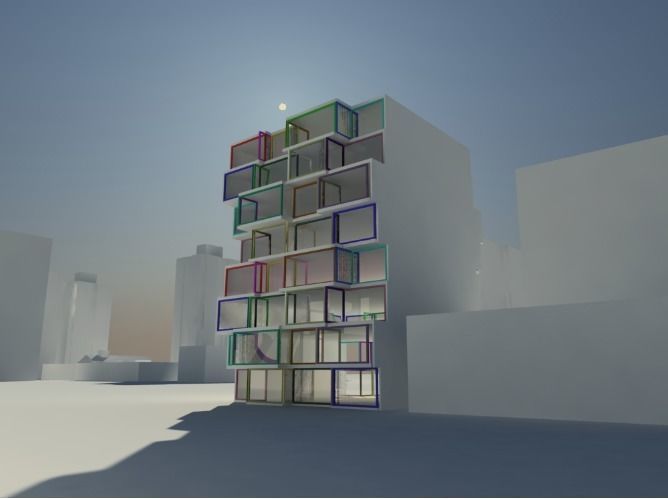 BUILDING FOR COMICS 3D model_2