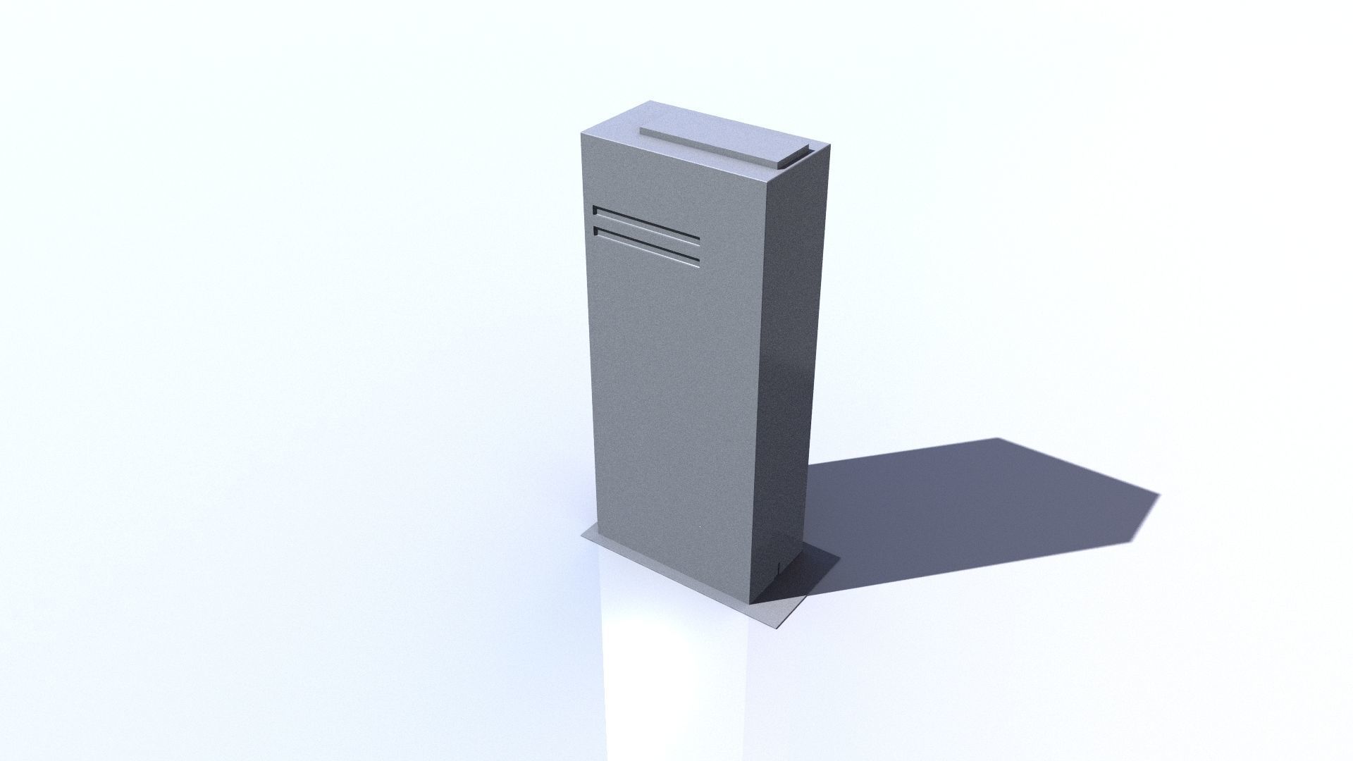 Buildings tall building Low-poly 3D model_8