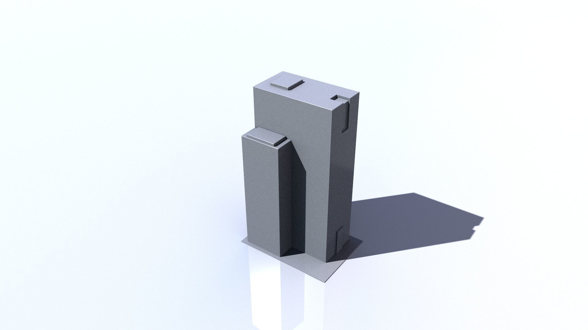 Buildings tall building Low-poly 3D model_21