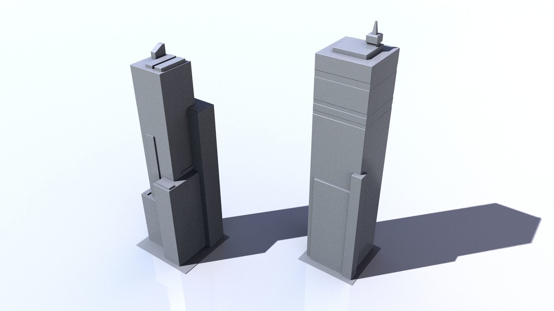 Buildings tall building Low-poly 3D model_18