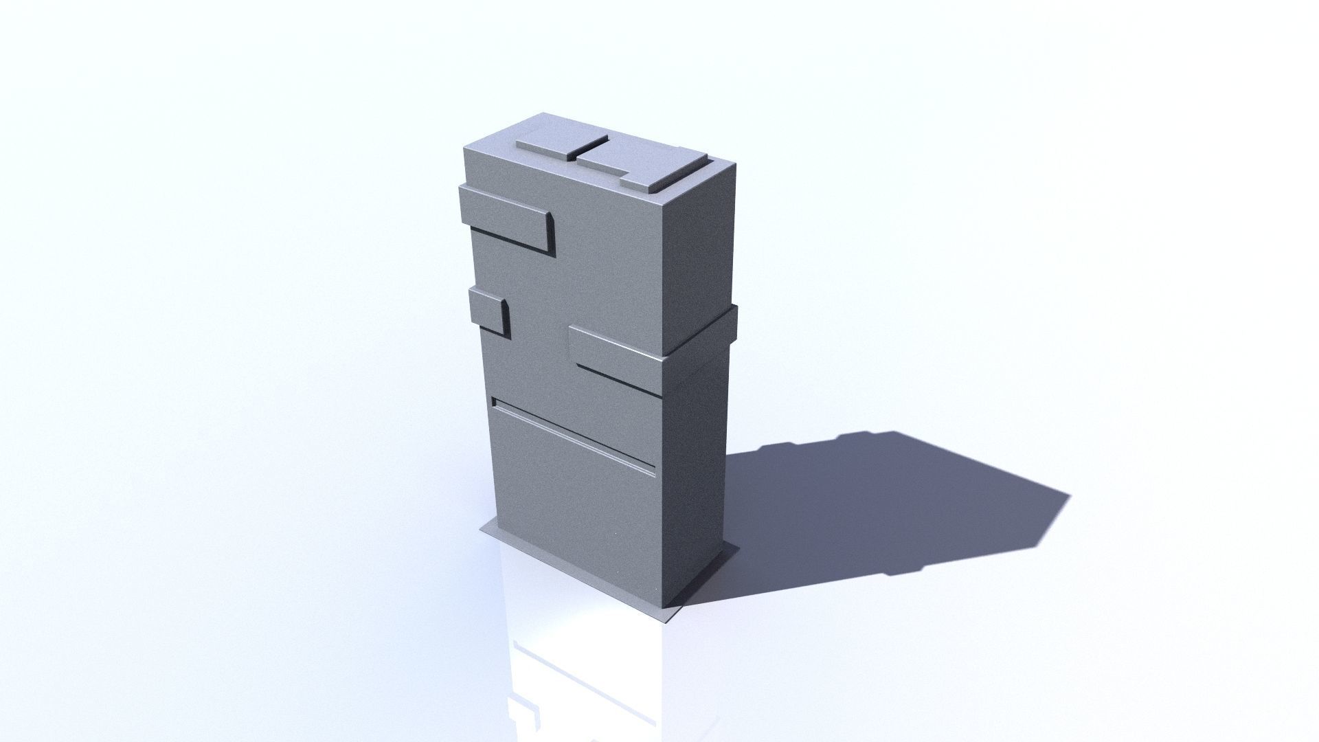 Buildings tall building Low-poly 3D model_26