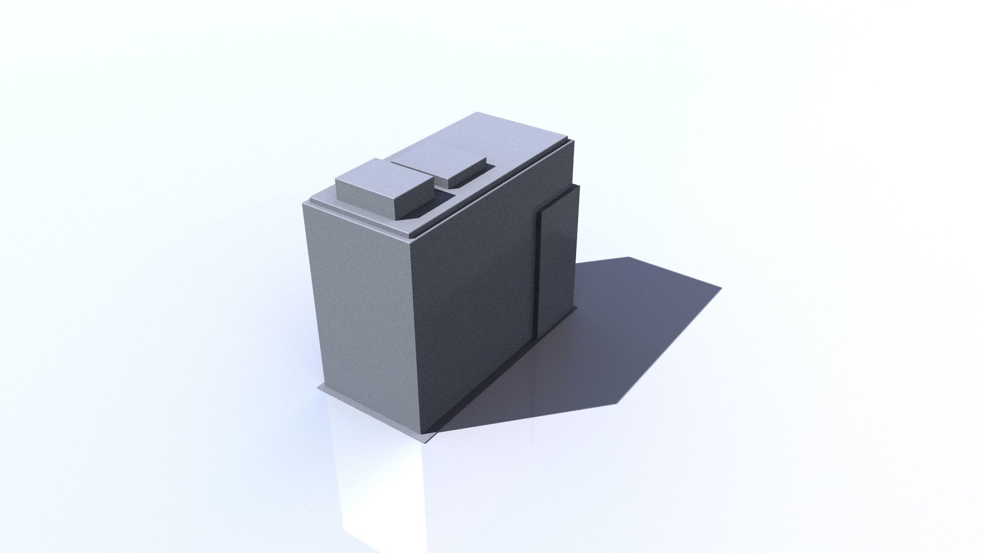 Buildings tall building Low-poly 3D model_9