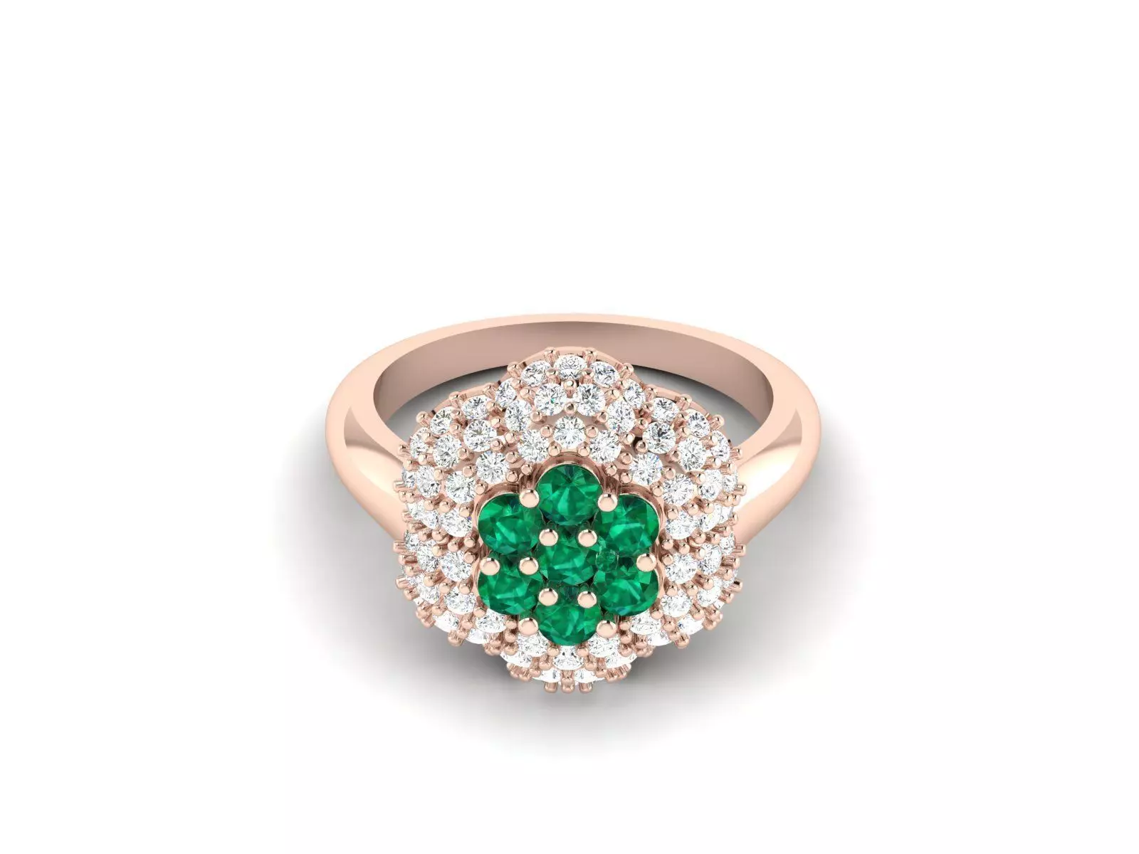 Women cocktail ring 3dm render detail 3D print model_0