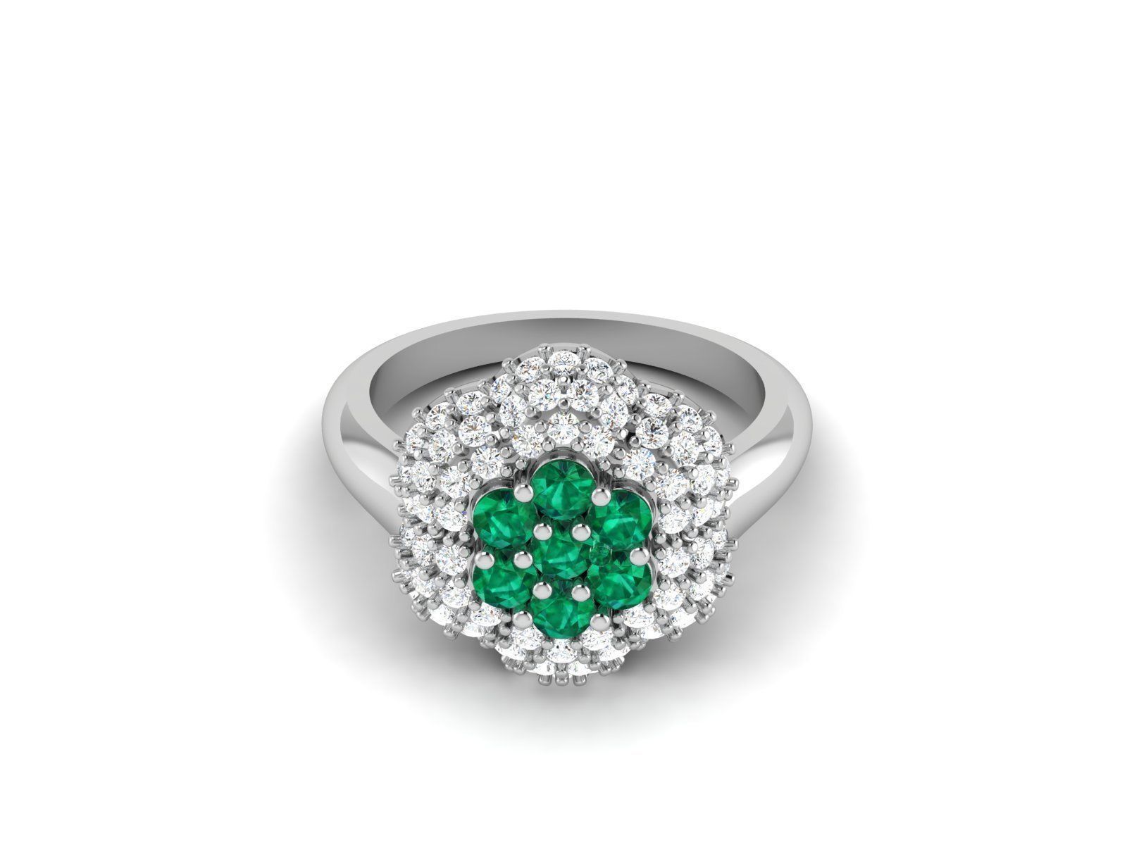 Women cocktail ring 3dm render detail 3D print model_5