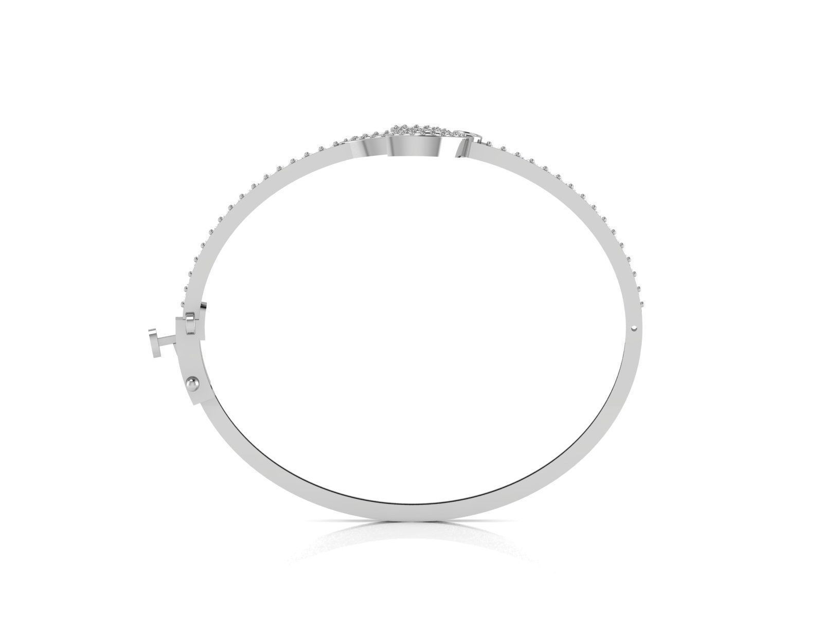 Women bracelet 3dm render detail 3D print model_4