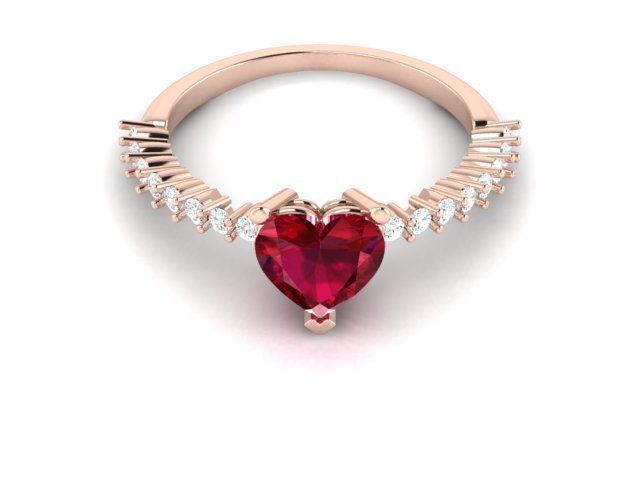 Women ring 3dm render detail 3D print model_15