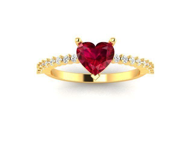 Women ring 3dm render detail 3D print model_14