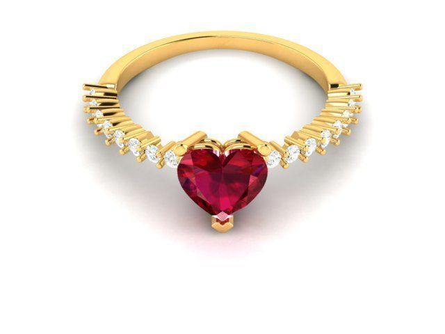 Women ring 3dm render detail 3D print model_17